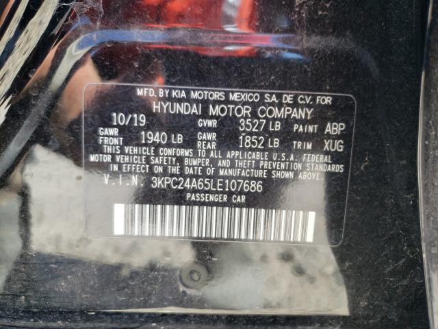 Photo 9 VIN: 3KPC24A65LE107686 - HYUNDAI ACCENT SE 