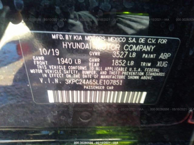 Photo 8 VIN: 3KPC24A65LE107851 - HYUNDAI ACCENT 