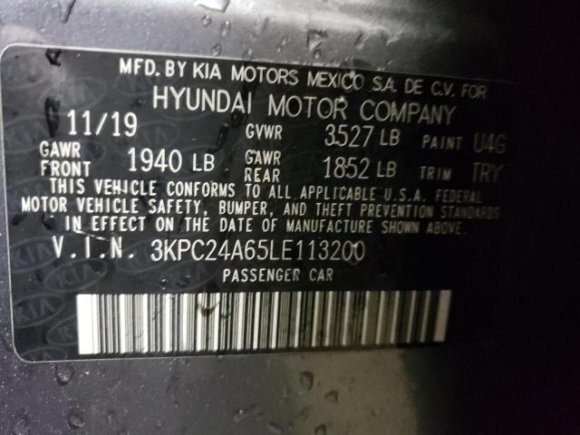 Photo 11 VIN: 3KPC24A65LE113200 - HYUNDAI ACCENT SE 