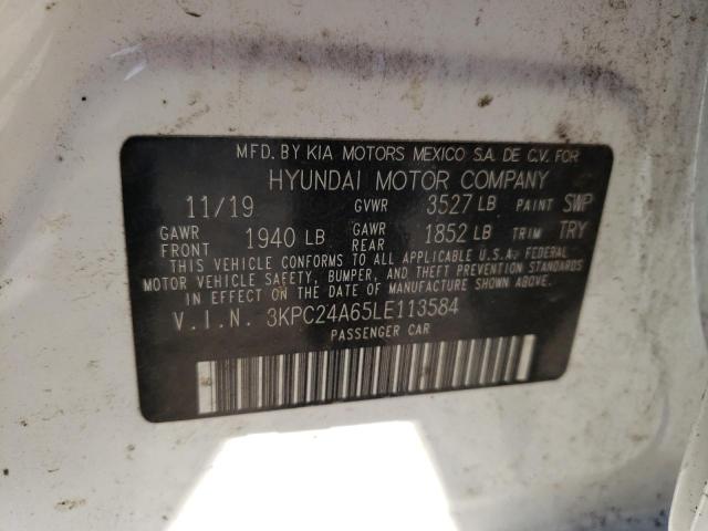 Photo 9 VIN: 3KPC24A65LE113584 - HYUNDAI ACCENT SE 