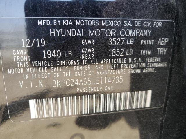 Photo 11 VIN: 3KPC24A65LE114735 - HYUNDAI ACCENT 