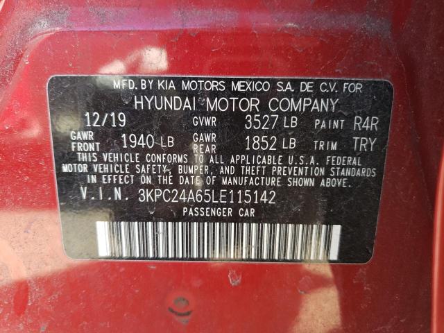 Photo 11 VIN: 3KPC24A65LE115142 - HYUNDAI ACCENT 