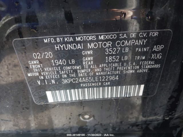 Photo 8 VIN: 3KPC24A65LE122964 - HYUNDAI ACCENT 