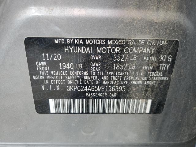 Photo 11 VIN: 3KPC24A65ME136395 - HYUNDAI ACCENT SE 