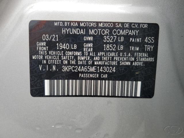 Photo 11 VIN: 3KPC24A65ME143024 - HYUNDAI ACCENT SE 