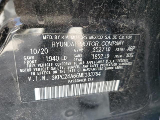 Photo 11 VIN: 3KPC24A66ME133764 - HYUNDAI ACCENT SE 