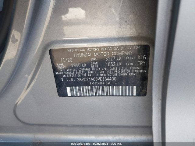 Photo 8 VIN: 3KPC24A66ME134400 - HYUNDAI ACCENT 