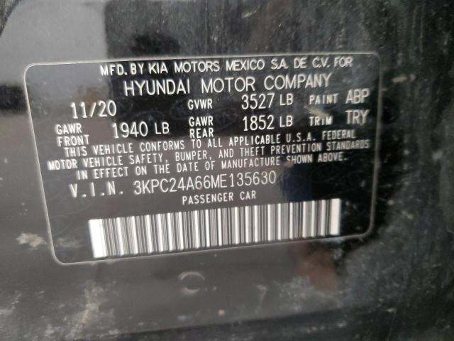 Photo 12 VIN: 3KPC24A66ME135630 - HYUNDAI ACCENT SE 