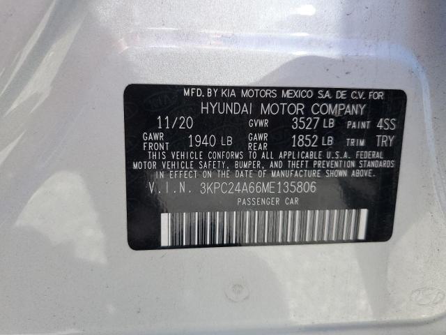 Photo 12 VIN: 3KPC24A66ME135806 - HYUNDAI ACCENT SE 