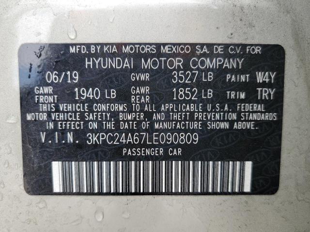 Photo 11 VIN: 3KPC24A67LE090809 - HYUNDAI ACCENT SE 