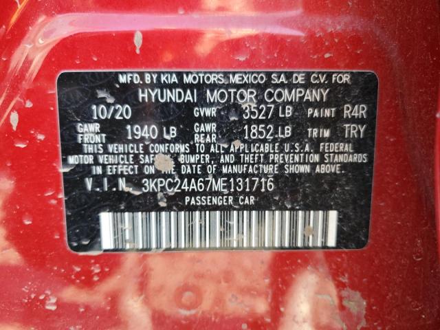 Photo 11 VIN: 3KPC24A67ME131716 - HYUNDAI ACCENT 