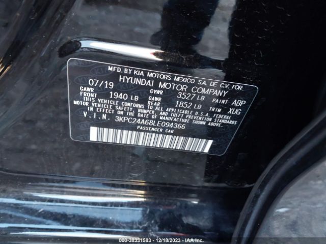 Photo 8 VIN: 3KPC24A68LE094366 - HYUNDAI ACCENT 