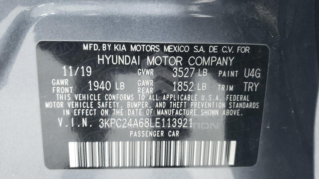 Photo 2 VIN: 3KPC24A68LE113921 - HYUNDAI ACCENT 