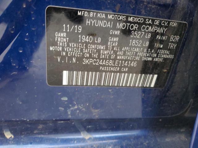 Photo 11 VIN: 3KPC24A68LE114146 - HYUNDAI ACCENT SE 