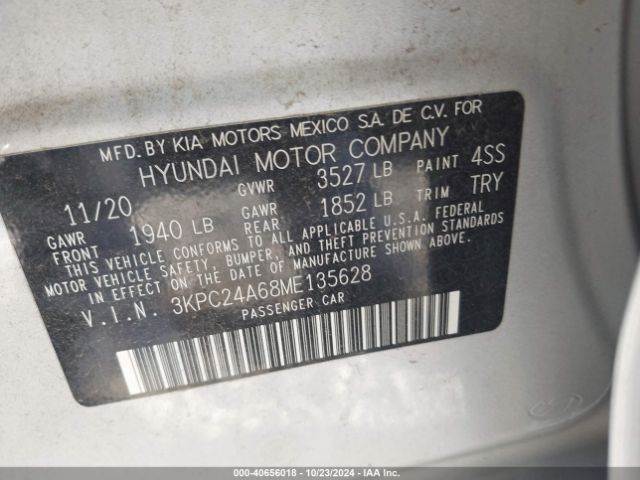 Photo 8 VIN: 3KPC24A68ME135628 - HYUNDAI ACCENT 