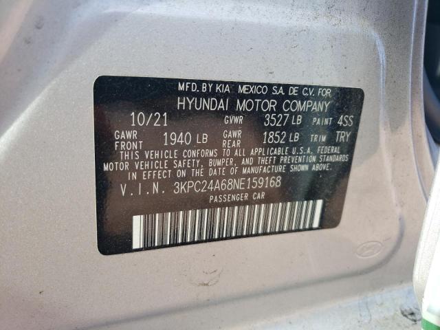 Photo 11 VIN: 3KPC24A68NE159168 - HYUNDAI ACCENT SE 