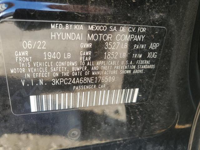 Photo 11 VIN: 3KPC24A68NE176519 - HYUNDAI ACCENT 