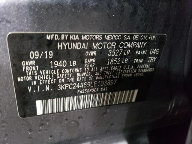 Photo 11 VIN: 3KPC24A69LE103897 - HYUNDAI ACCENT SE 