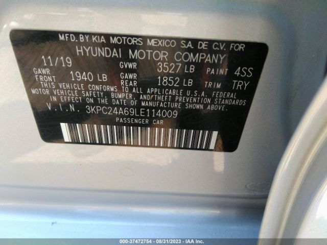 Photo 8 VIN: 3KPC24A69LE114009 - HYUNDAI ACCENT 