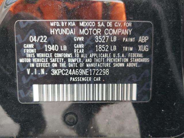 Photo 12 VIN: 3KPC24A69NE172298 - HYUNDAI ACCENT SE 