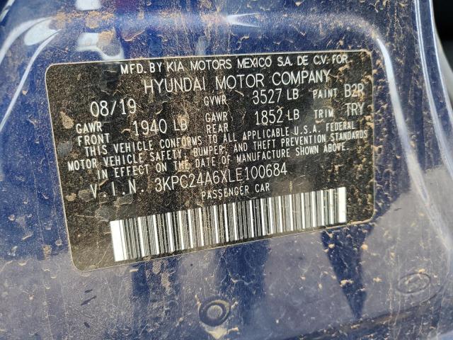 Photo 12 VIN: 3KPC24A6XLE100684 - HYUNDAI ACCENT 