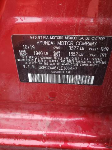 Photo 11 VIN: 3KPC24A6XLE106470 - HYUNDAI ACCENT SE 