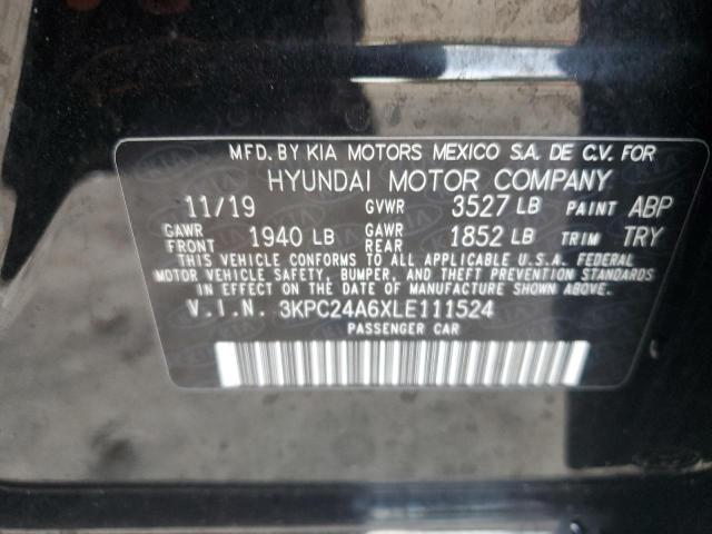 Photo 11 VIN: 3KPC24A6XLE111524 - HYUNDAI ACCENT SE 