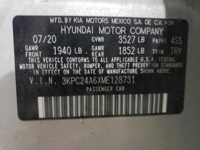 Photo 11 VIN: 3KPC24A6XME128731 - HYUNDAI ACCENT SE 