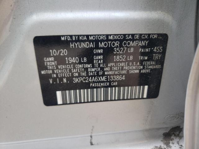 Photo 9 VIN: 3KPC24A6XME133864 - HYUNDAI ACCENT SE 