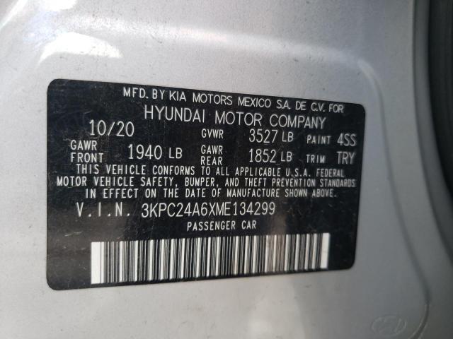 Photo 9 VIN: 3KPC24A6XME134299 - HYUNDAI ACCENT SE 