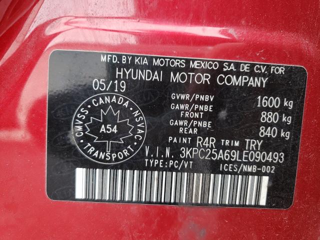 Photo 9 VIN: 3KPC25A69LE090493 - HYUNDAI ACCENT SE 