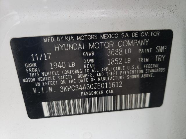 Photo 9 VIN: 3KPC34A30JE011612 - HYUNDAI ACCENT LIM 