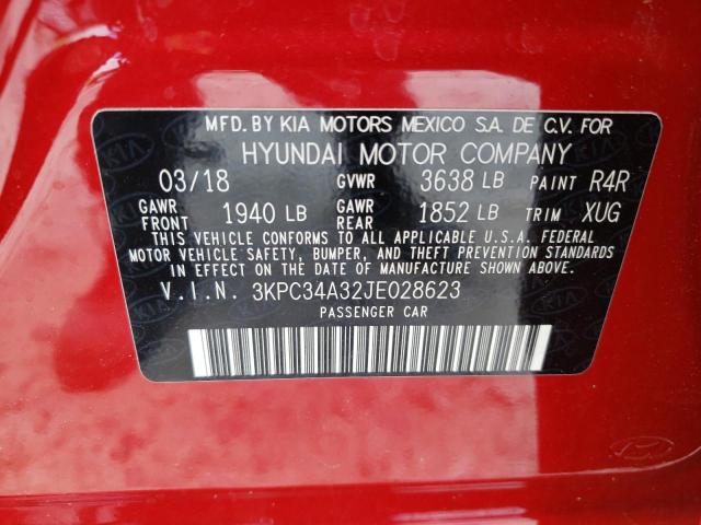 Photo 9 VIN: 3KPC34A32JE028623 - HYUNDAI ACCENT LIM 