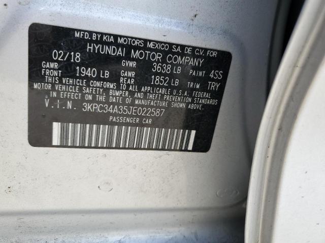 Photo 11 VIN: 3KPC34A35JE022587 - HYUNDAI ACCENT 