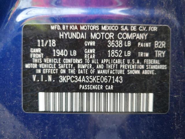 Photo 9 VIN: 3KPC34A35KE067143 - HYUNDAI ACCENT LIM 