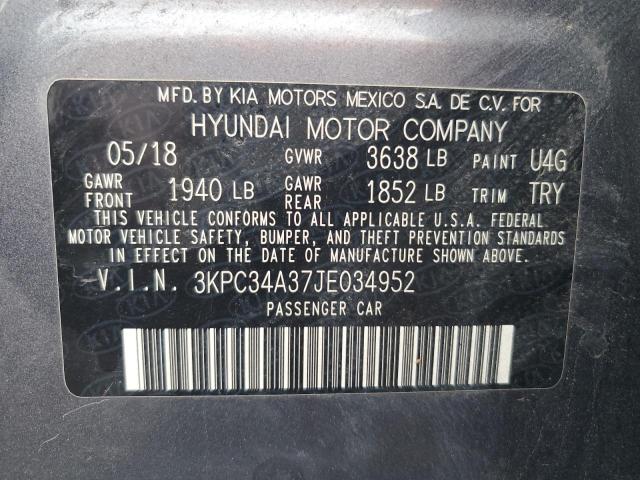 Photo 11 VIN: 3KPC34A37JE034952 - HYUNDAI ACCENT 