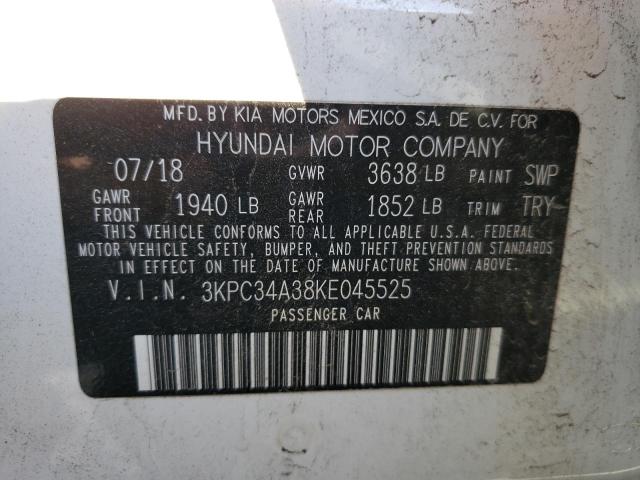 Photo 11 VIN: 3KPC34A38KE045525 - HYUNDAI ACCENT 