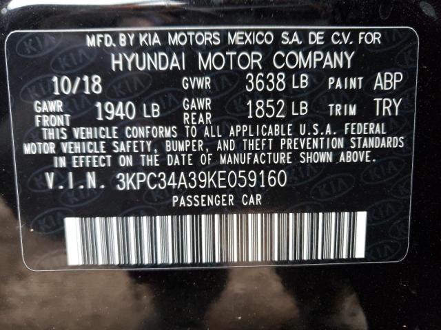 Photo 12 VIN: 3KPC34A39KE059160 - HYUNDAI ACCENT LIM 