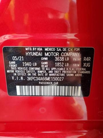 Photo 12 VIN: 3KPC34A66ME150027 - HYUNDAI ACCENT LIM 