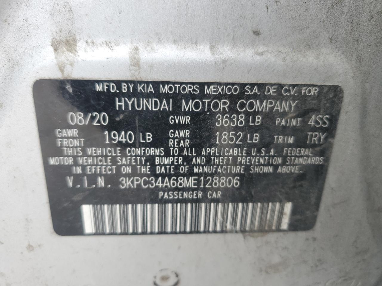 Photo 11 VIN: 3KPC34A68ME128806 - HYUNDAI ACCENT 