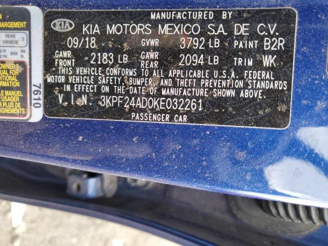 Photo 11 VIN: 3KPF24AD0KE032261 - KIA FORTE 