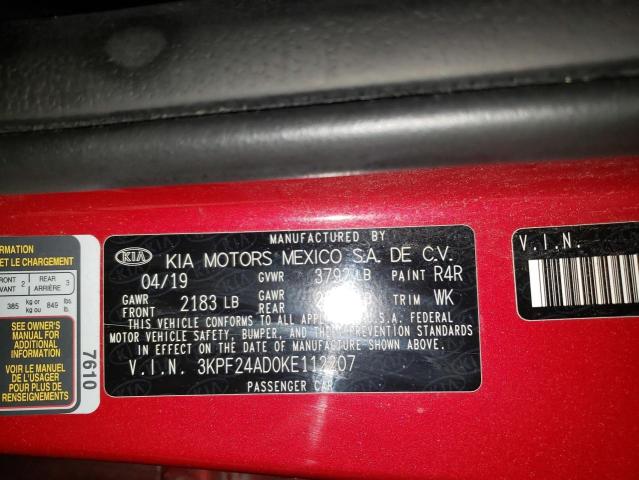 Photo 11 VIN: 3KPF24AD0KE112207 - KIA FORTE FE 