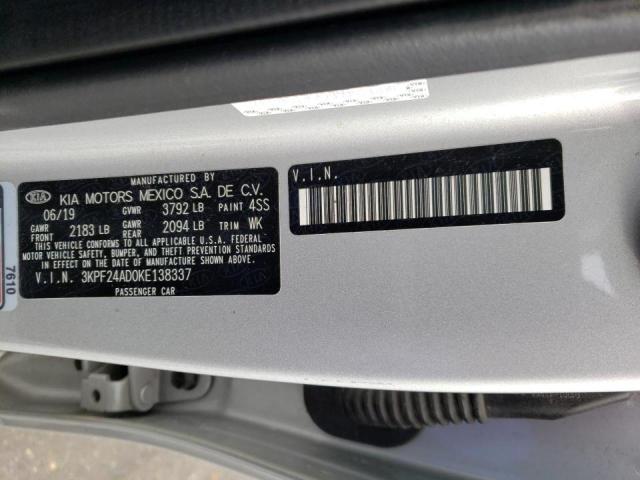 Photo 11 VIN: 3KPF24AD0KE138337 - KIA FORTE FE 