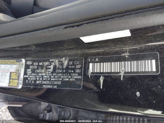 Photo 8 VIN: 3KPF24AD0LE154698 - KIA FORTE 