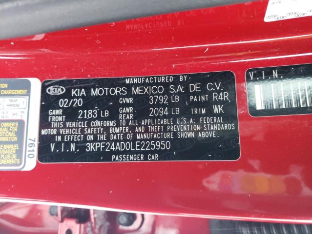 Photo 11 VIN: 3KPF24AD0LE225950 - KIA FORTE 