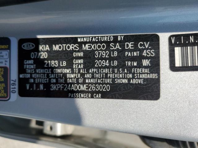 Photo 11 VIN: 3KPF24AD0ME263020 - KIA FORTE FE 