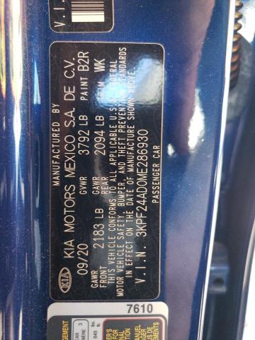 Photo 11 VIN: 3KPF24AD0ME286930 - KIA FORTE 