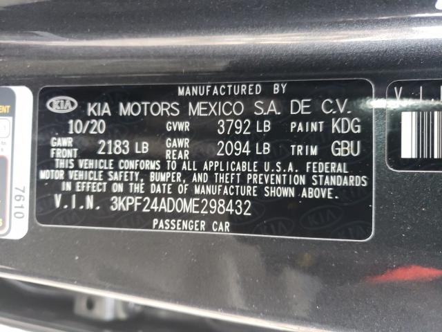 Photo 9 VIN: 3KPF24AD0ME298432 - KIA FORTE 