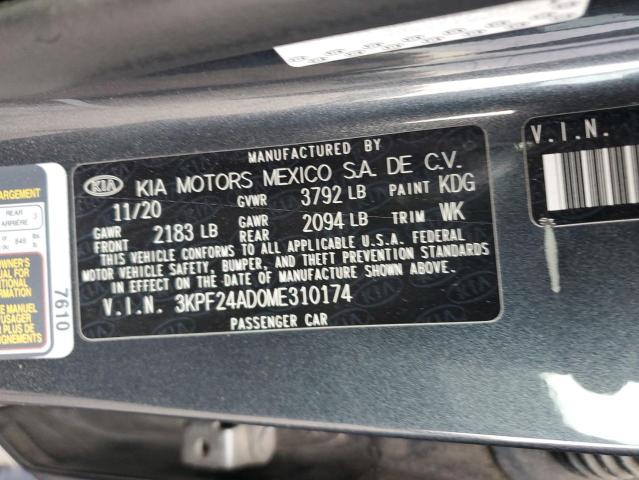 Photo 12 VIN: 3KPF24AD0ME310174 - KIA FORTE 