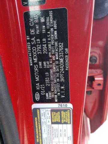 Photo 9 VIN: 3KPF24AD0ME337682 - KIA FORTE FE 